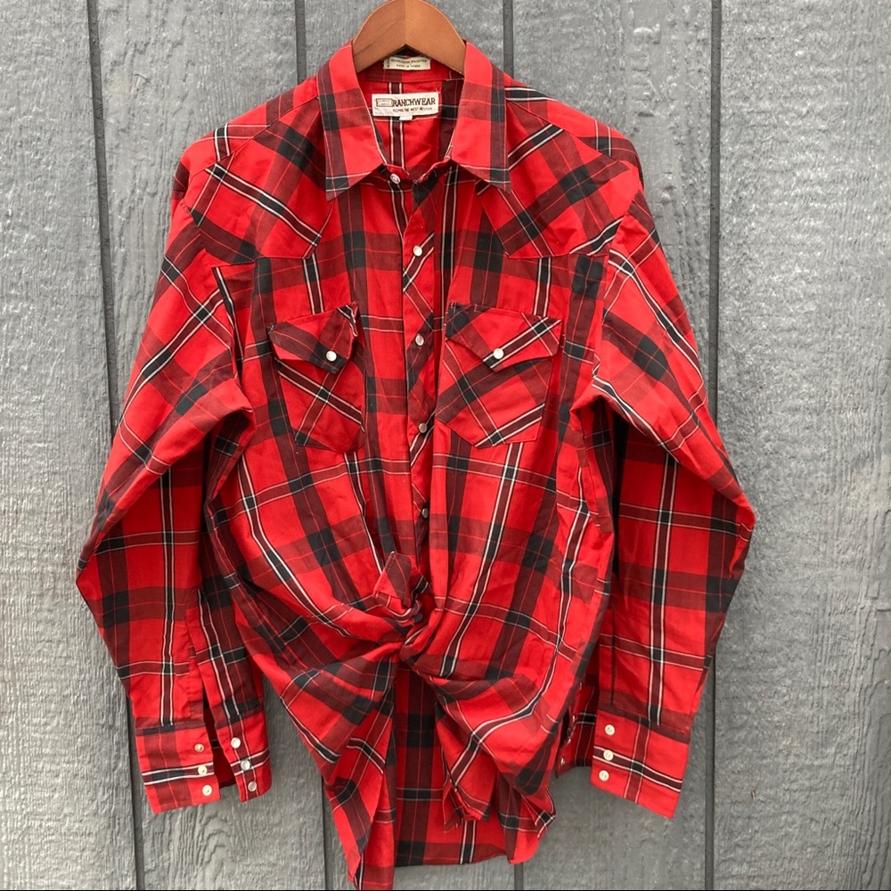 Corral West Plaid Pearl Snap Western Shirt